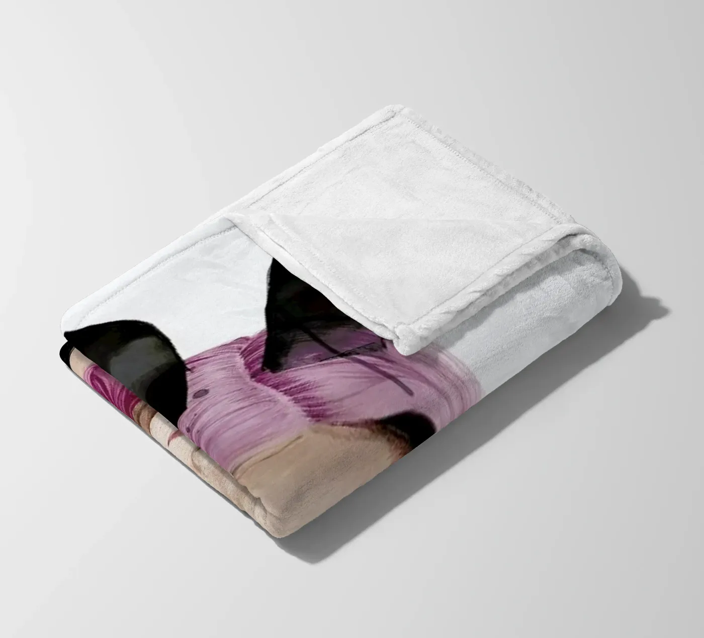 Bunny fleece blanket by Ina Stanimirova