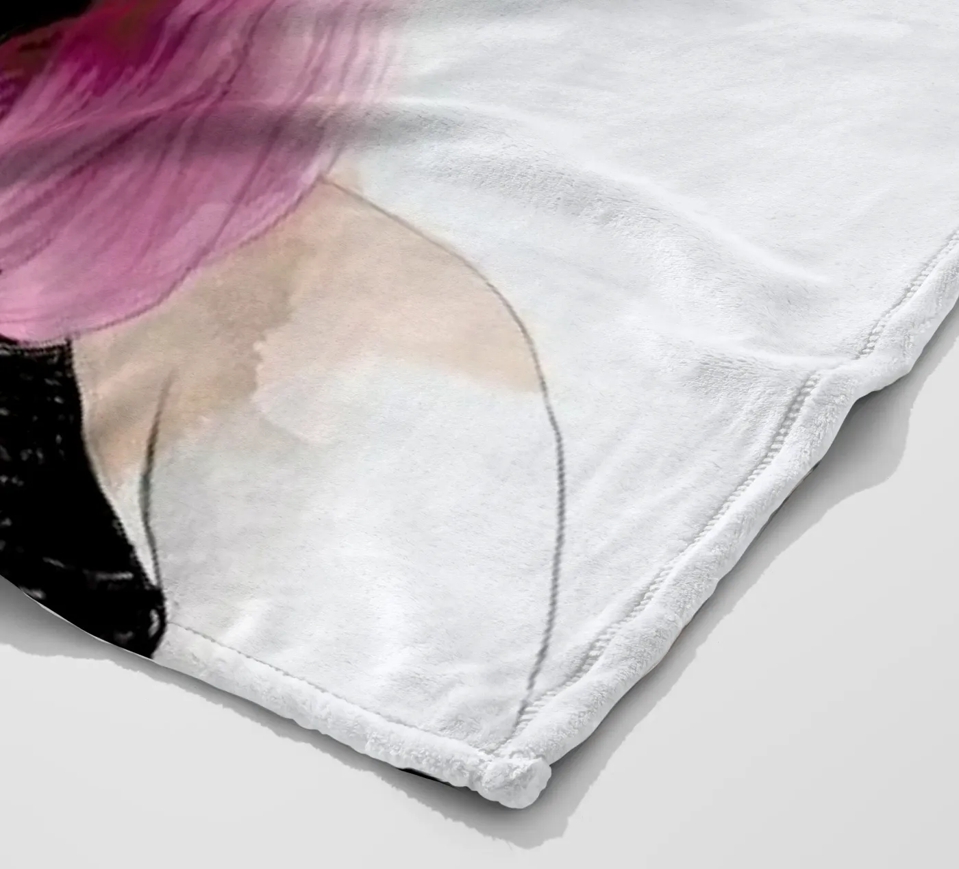 Bunny fleece blanket by Ina Stanimirova