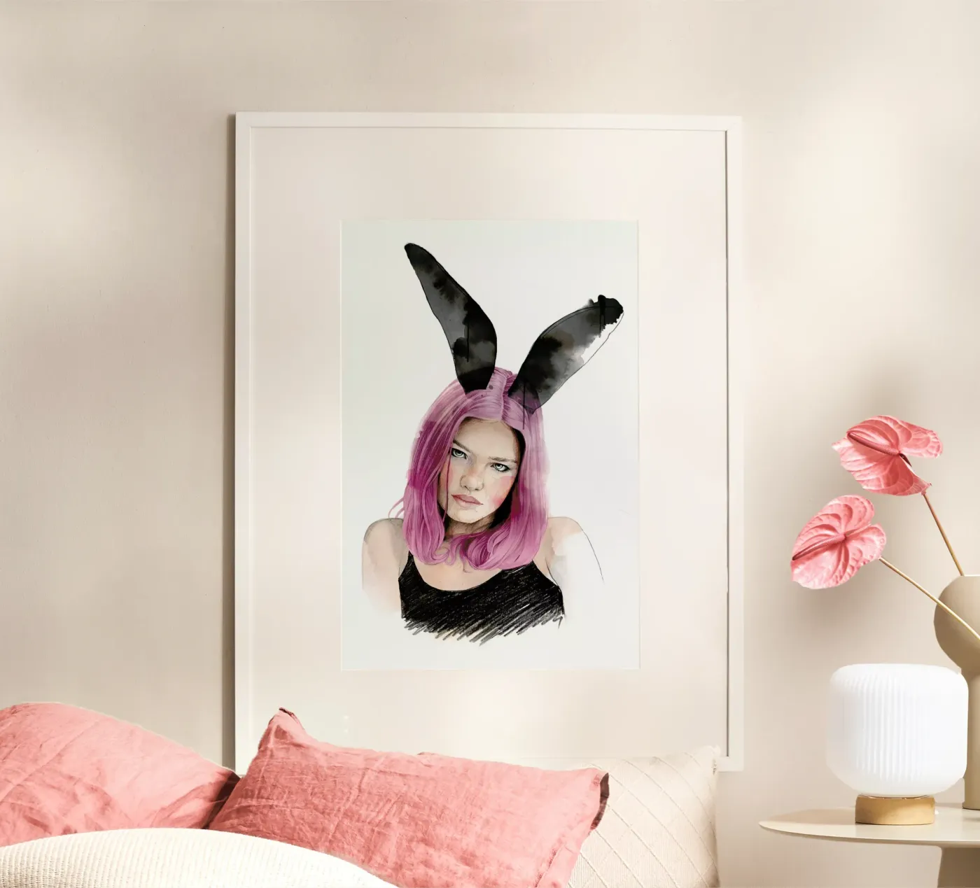 Bunny Poster von Ina Stanimirova