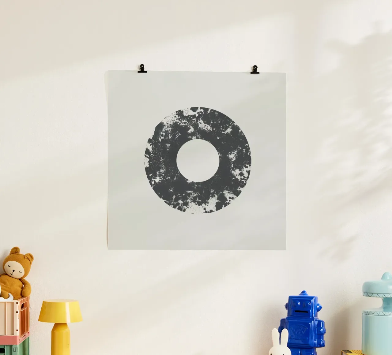 Zero poster con telaio in alluminio da Bryon S. White