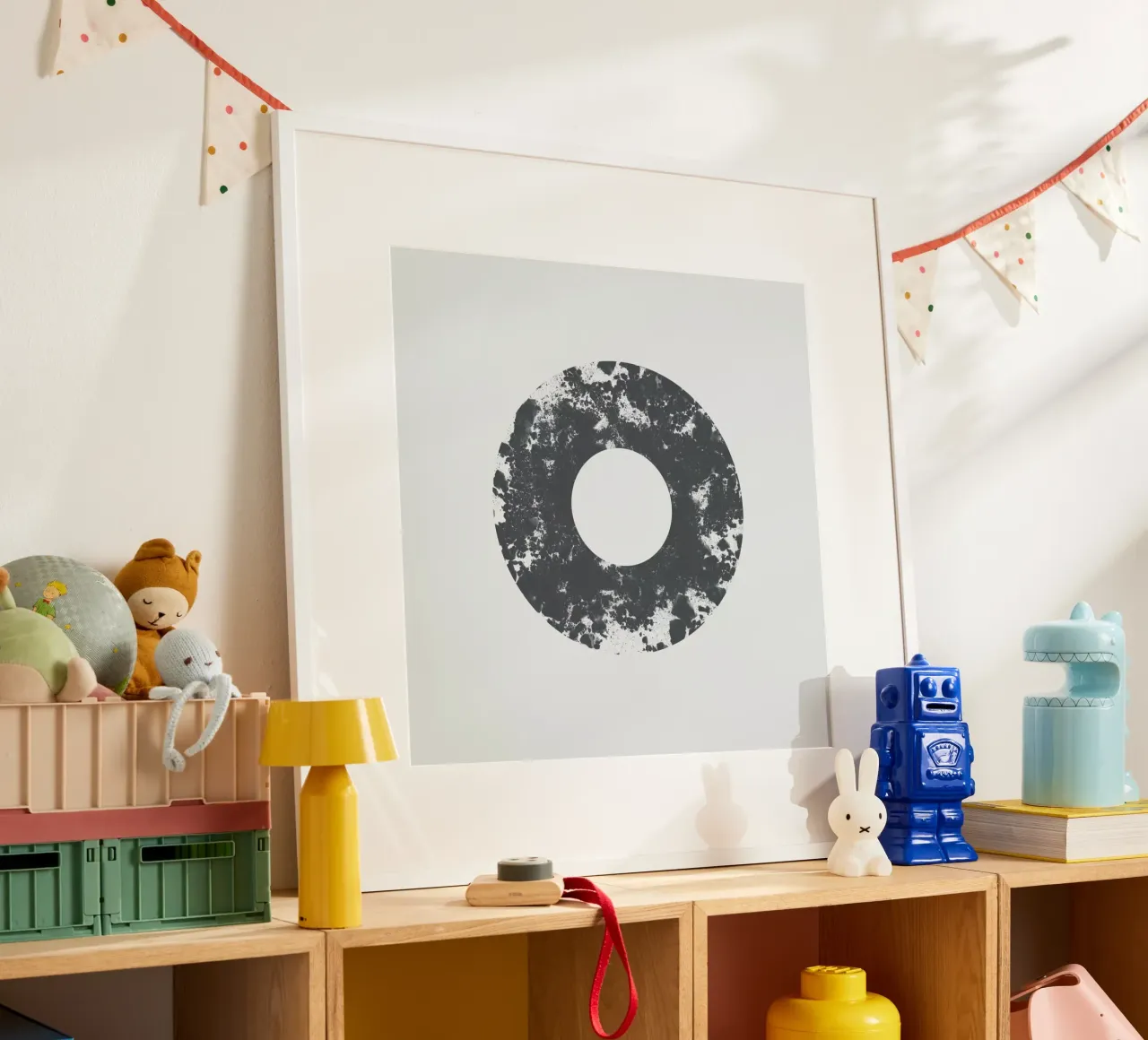 Zero poster con telaio in alluminio da Bryon S. White