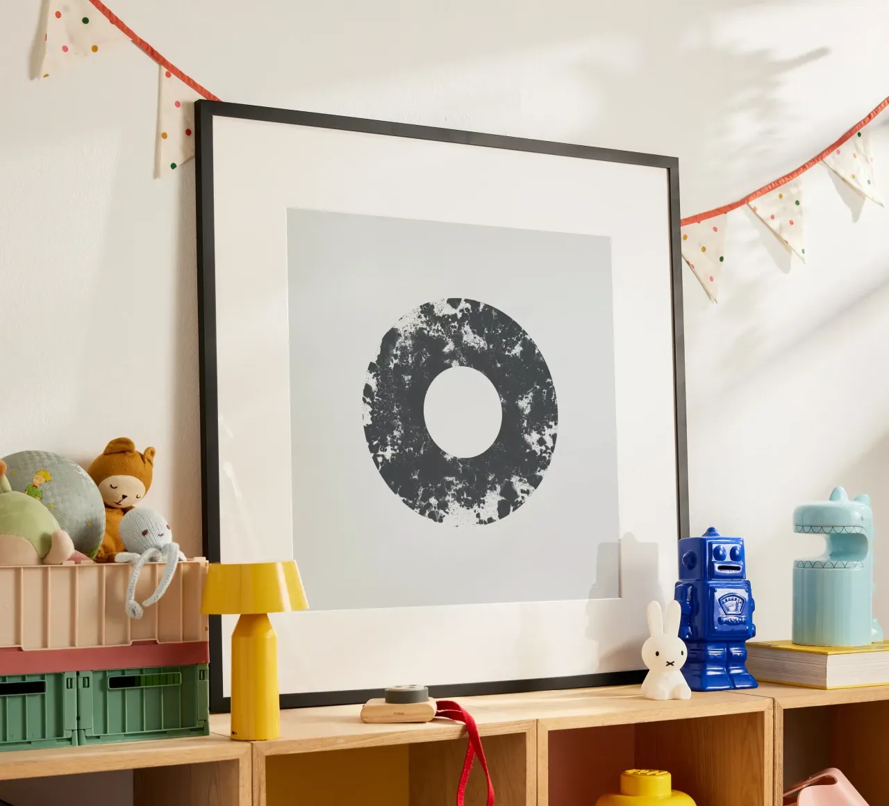 Zero poster con telaio in alluminio da Bryon S. White