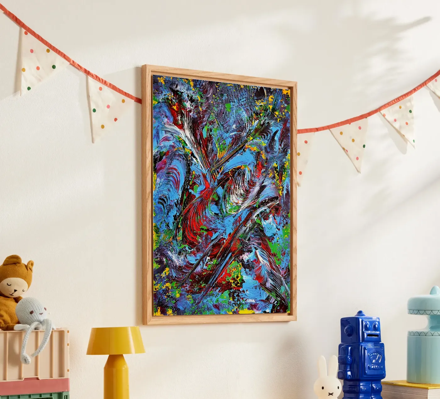 IDEAL GIFT 87 Acryl-Glas von Thierry Vobmann Abstract painting