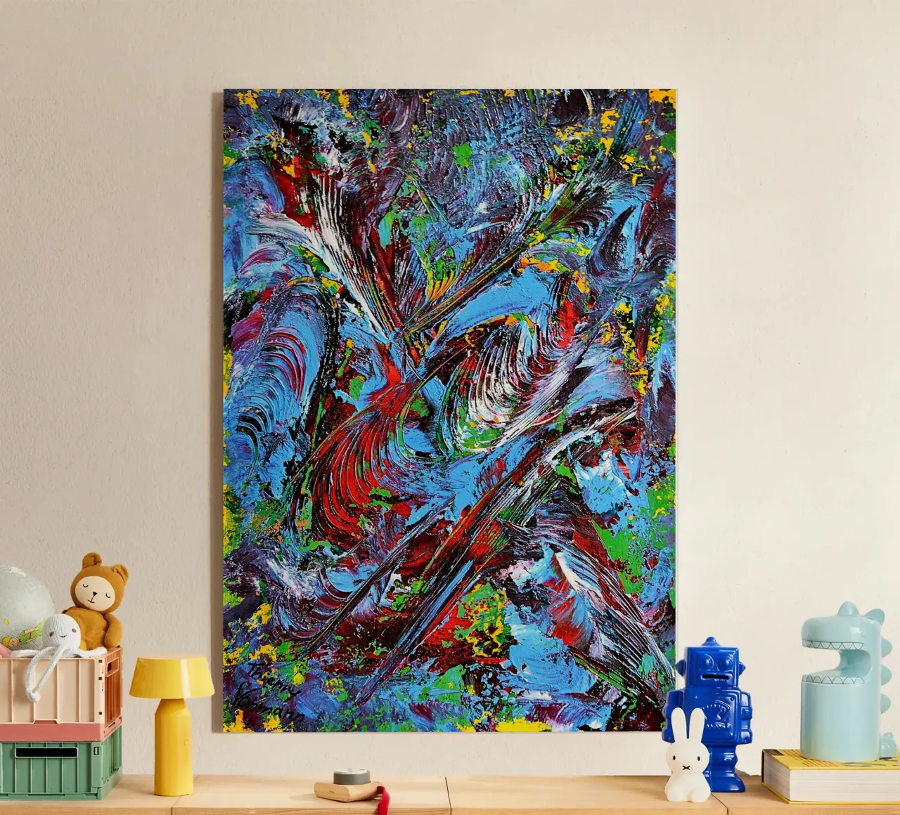 IDEAL GIFT 87 plexiglass da Thierry Vobmann Abstract painting