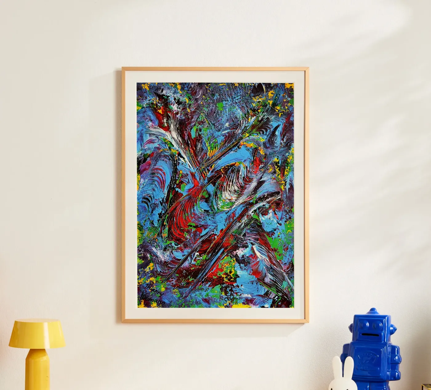 IDEAL GIFT 87 poster by Thierry Vobmann Abstract painting