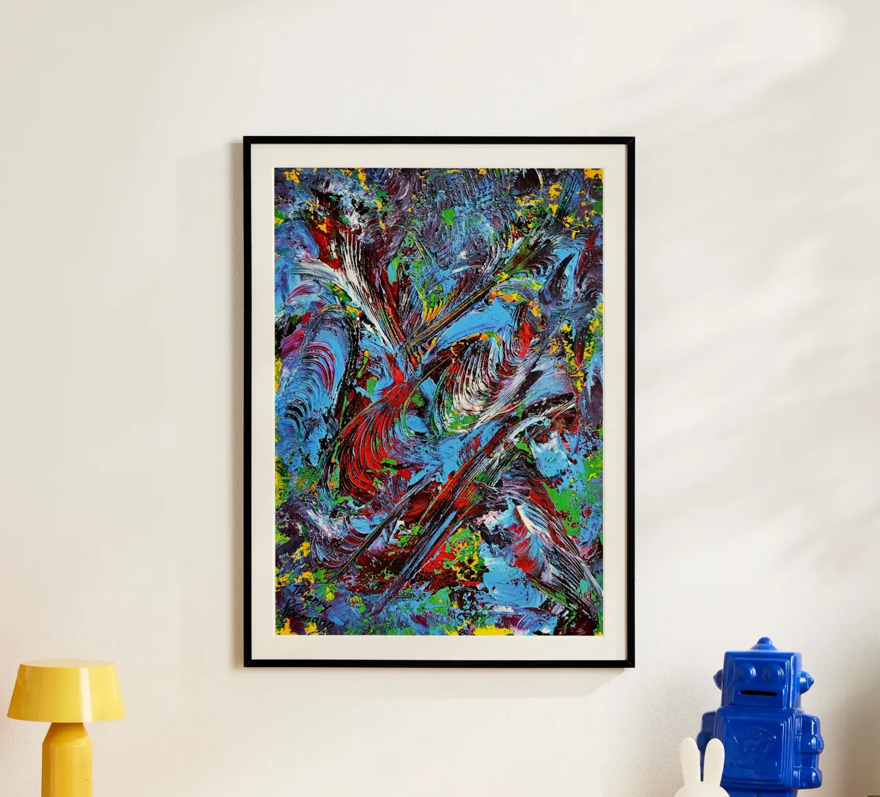 IDEAL GIFT 87 poster da Thierry Vobmann Abstract painting