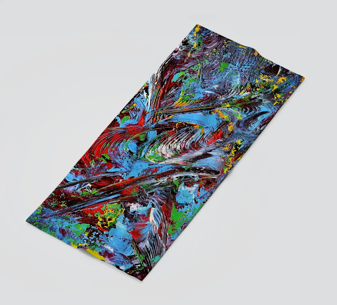 IDEAL GIFT 87 serviette de plage de Thierry Vobmann Abstract painting