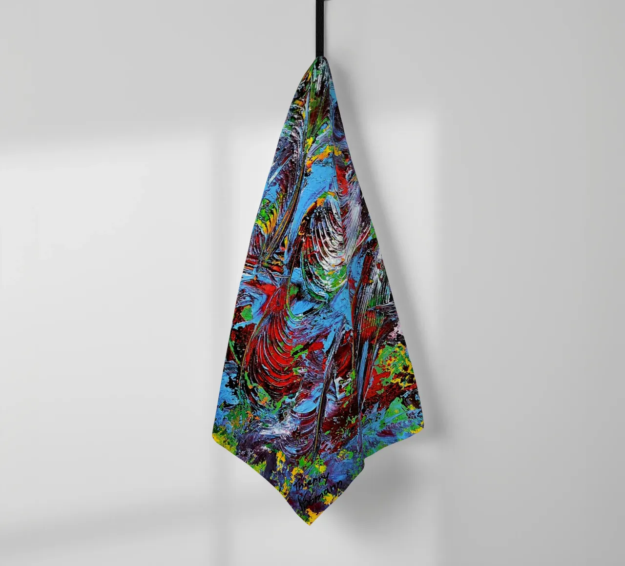 IDEAL GIFT 87 Geschirrtuch von Thierry Vobmann Abstract painting