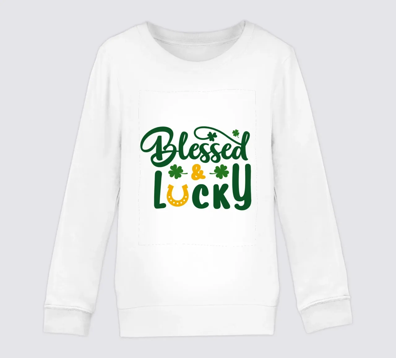 Blessed and Lucky felpa bambino da Dreamer10