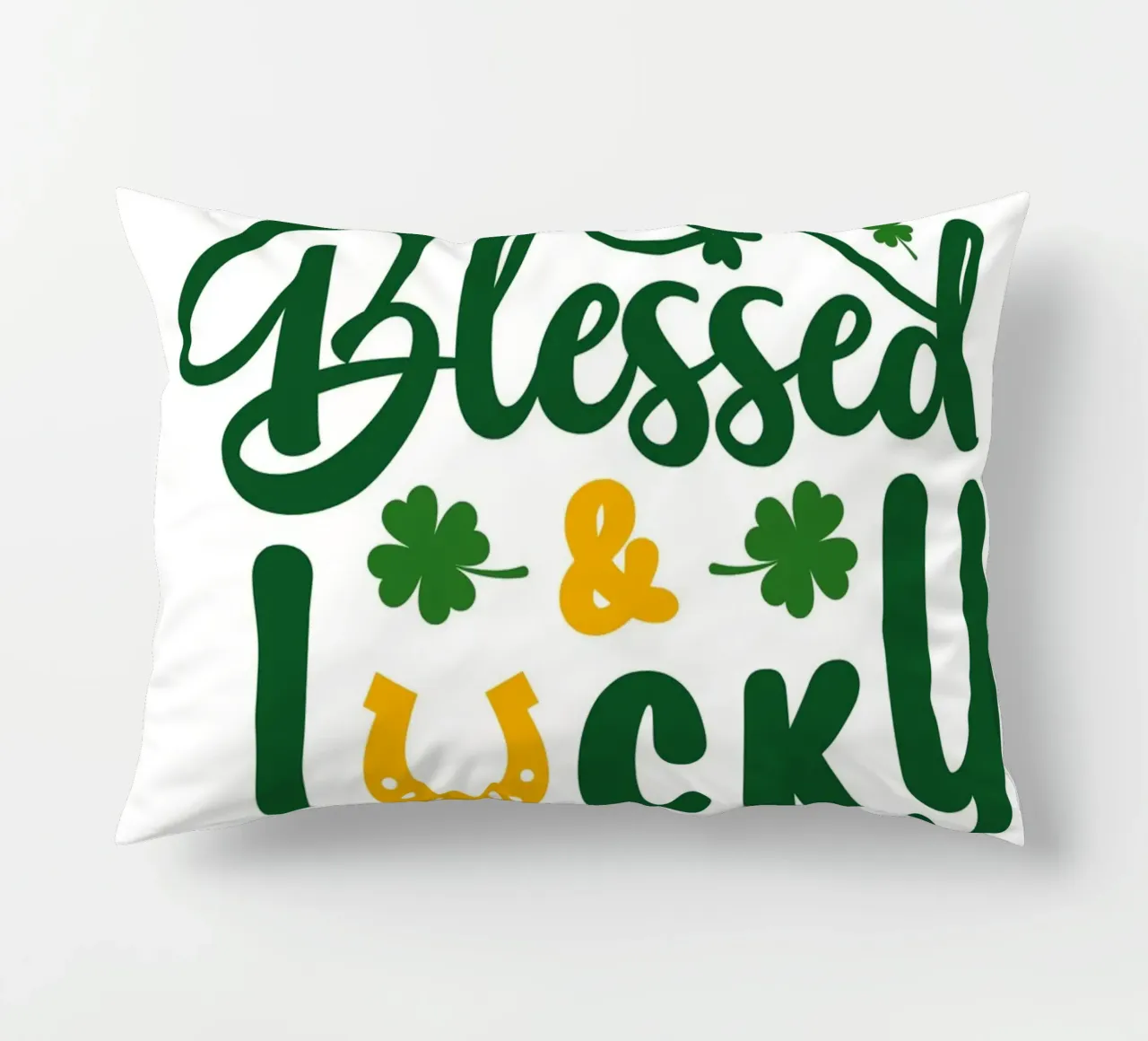 Blessed and Lucky cuscino da Dreamer10