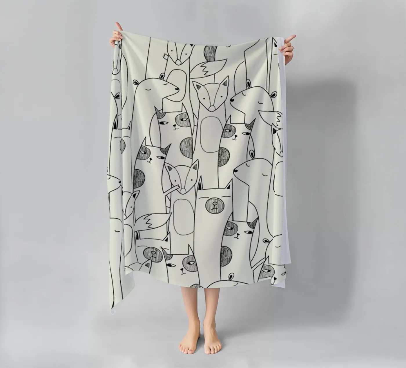 Friends beach towel by Iglou