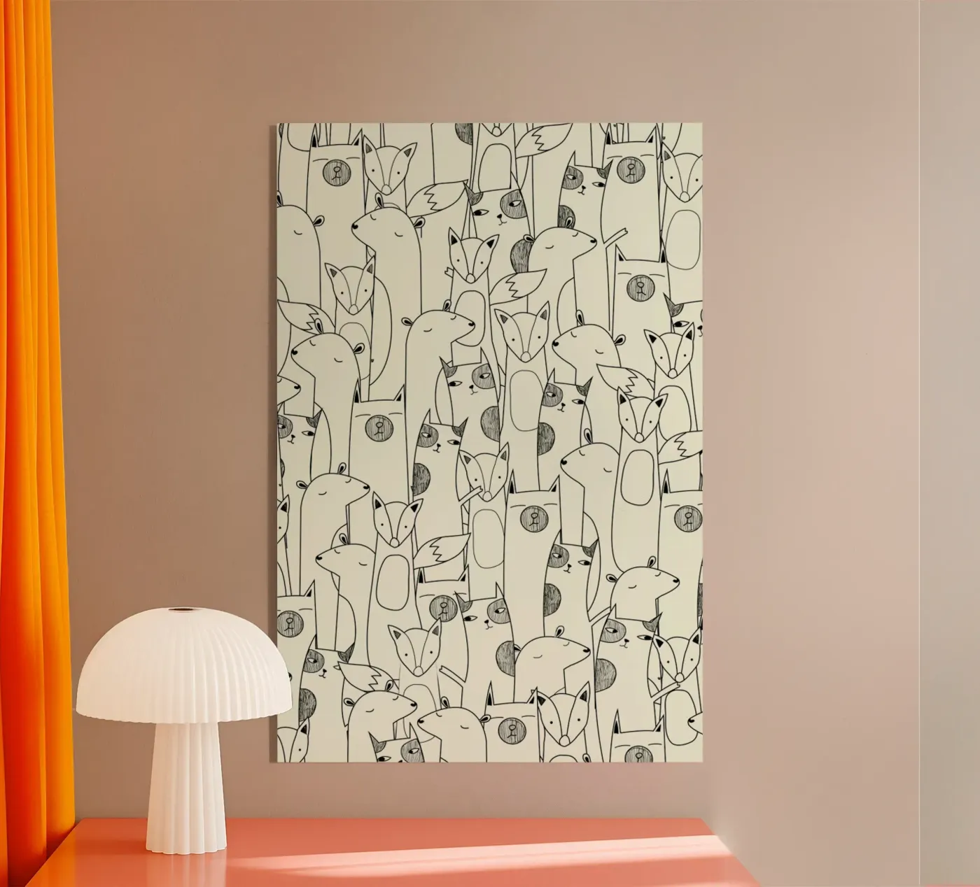 Friends acryl van Iglou