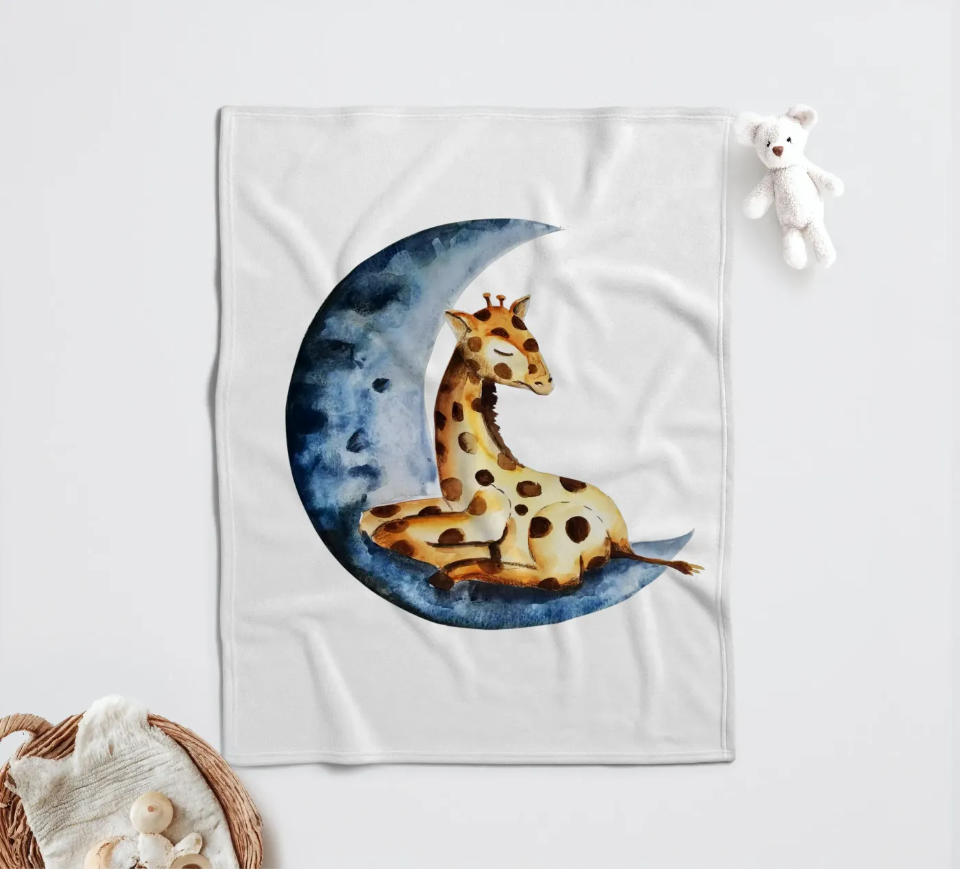 Giraffe Fleecedecke von Indigo Rain