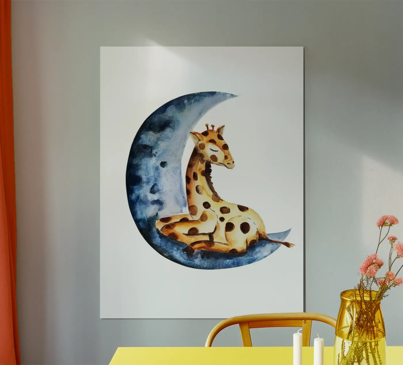 Giraffe Poster von Indigo Rain