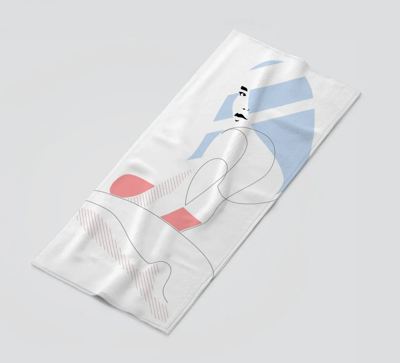 Blush Blue telo mare da Addillum