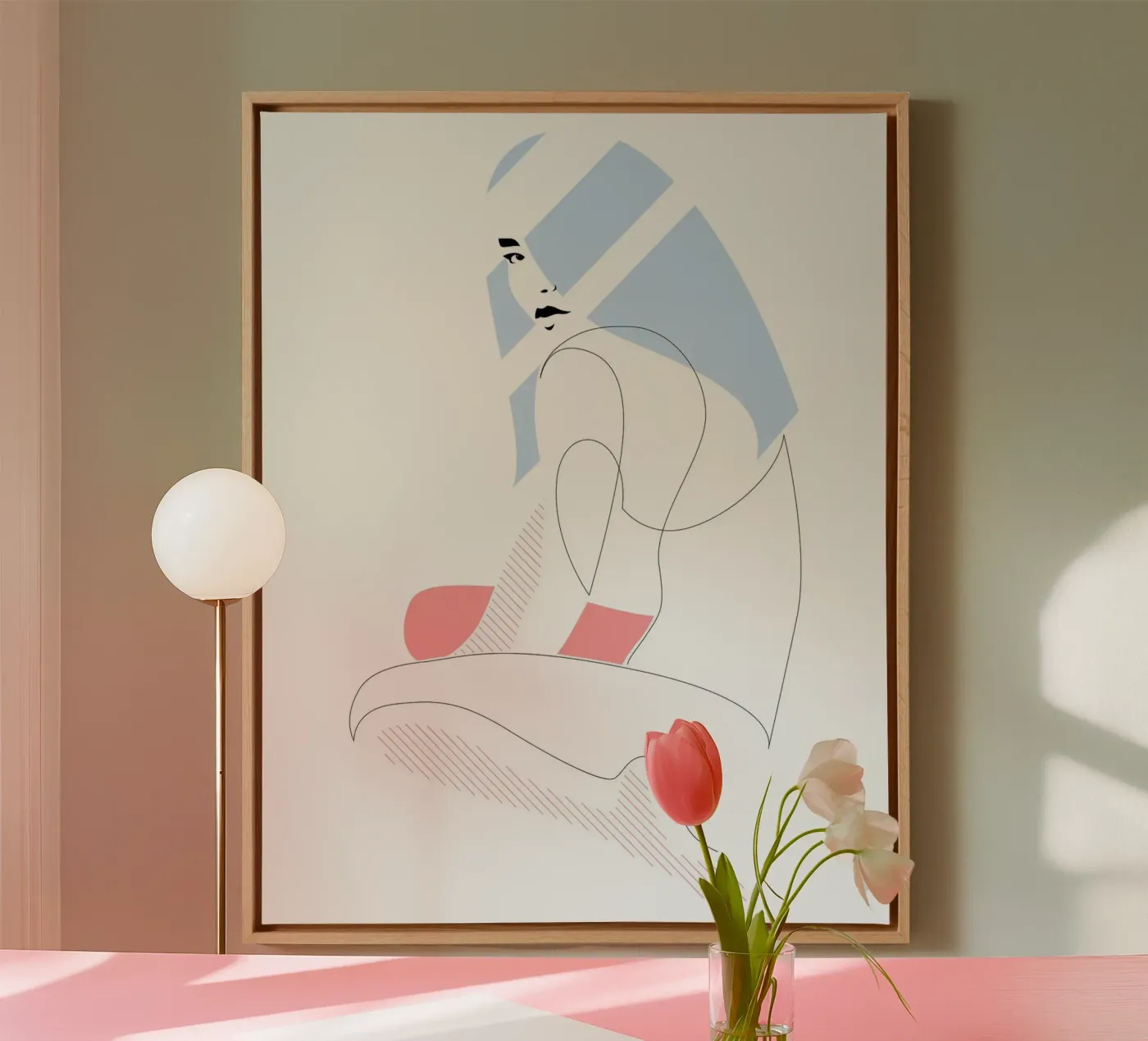 Blush Blue tela da Addillum