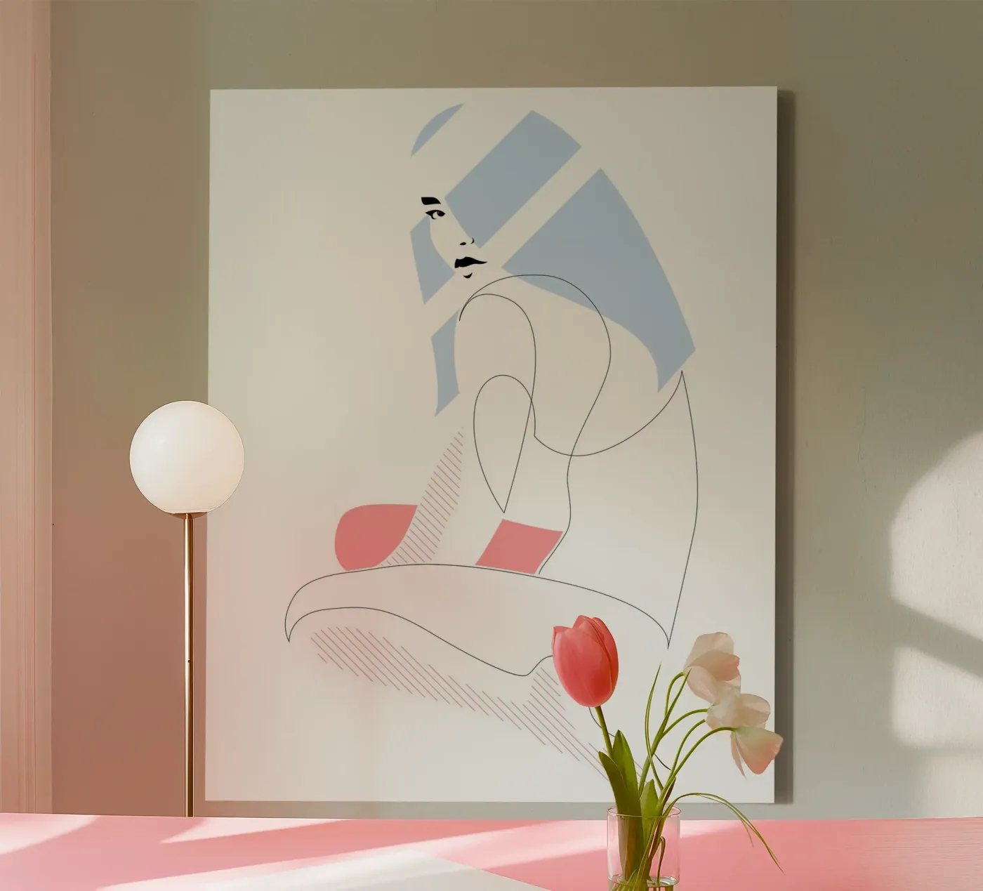 Blush Blue tela da Addillum