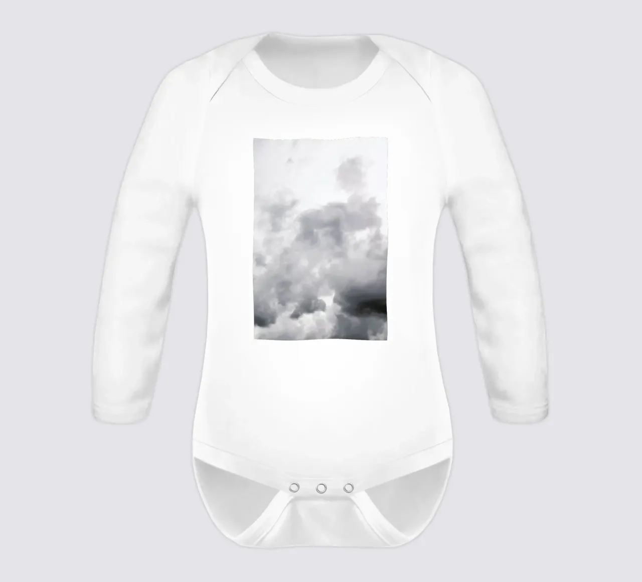Head In The Clouds body neonato maniche lunghe da Studio Nahili
