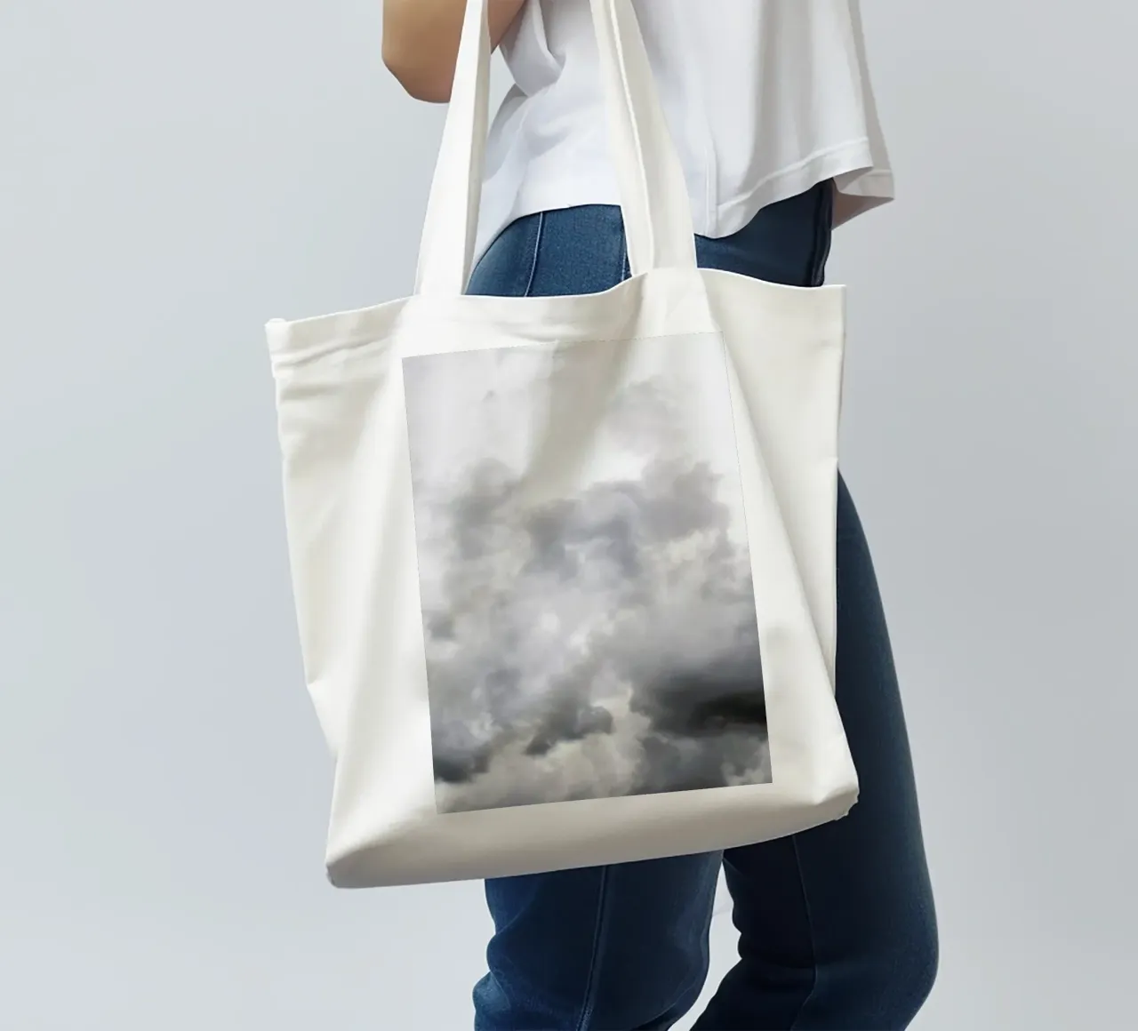 Head In The Clouds borsa in juta da Studio Nahili