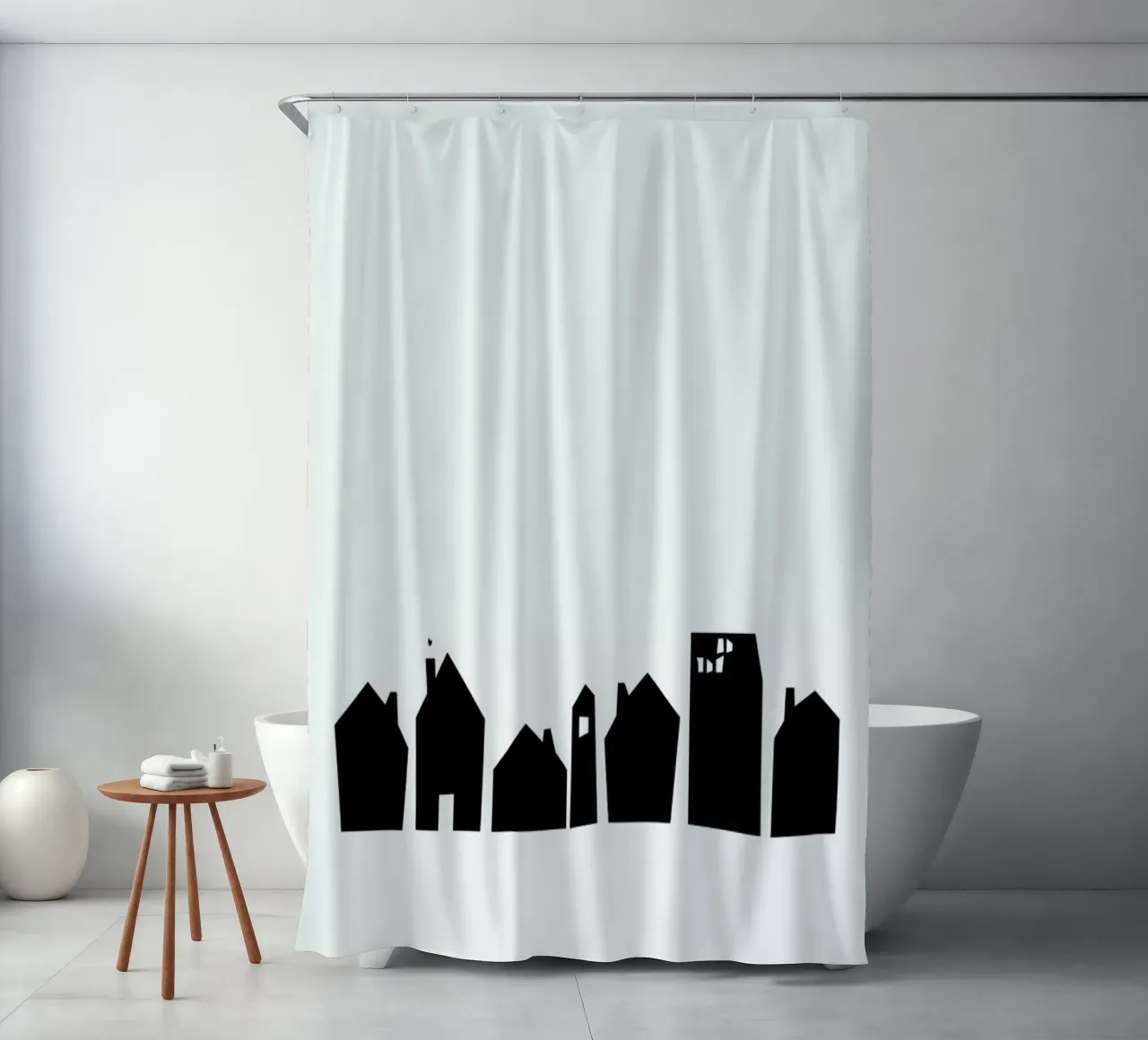 No Place Like Home tenda da doccia da Studio Nahili