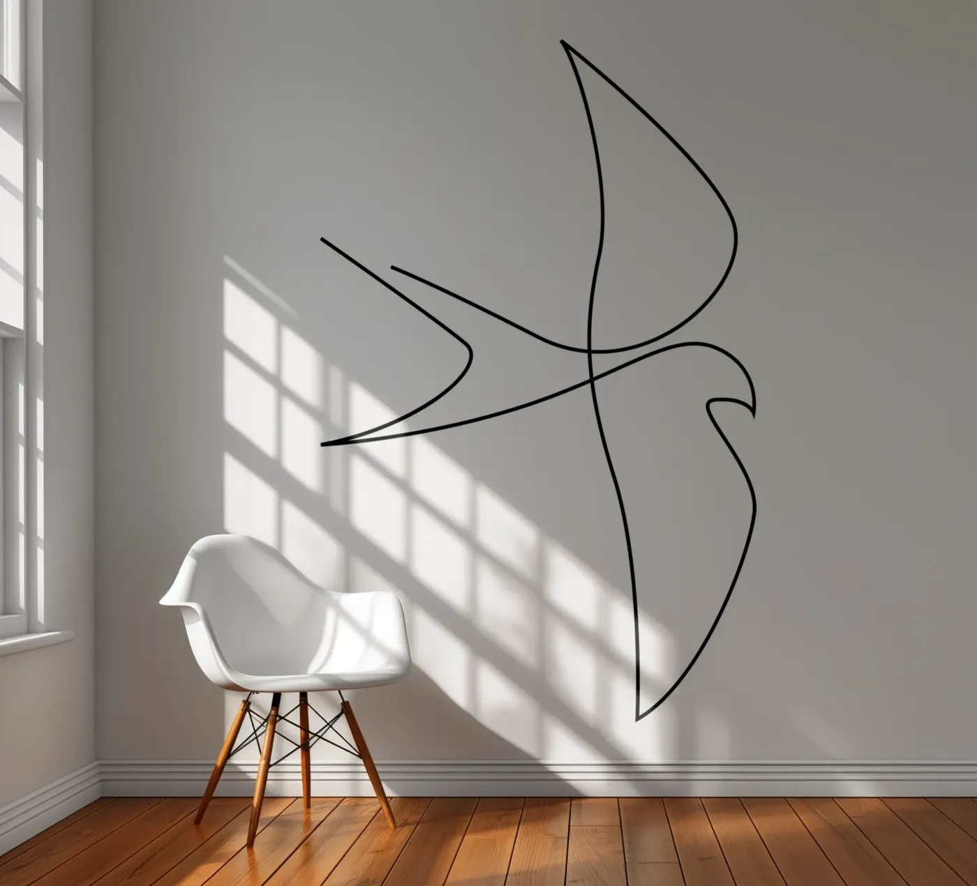 Abrupt fotobehang van Addillum