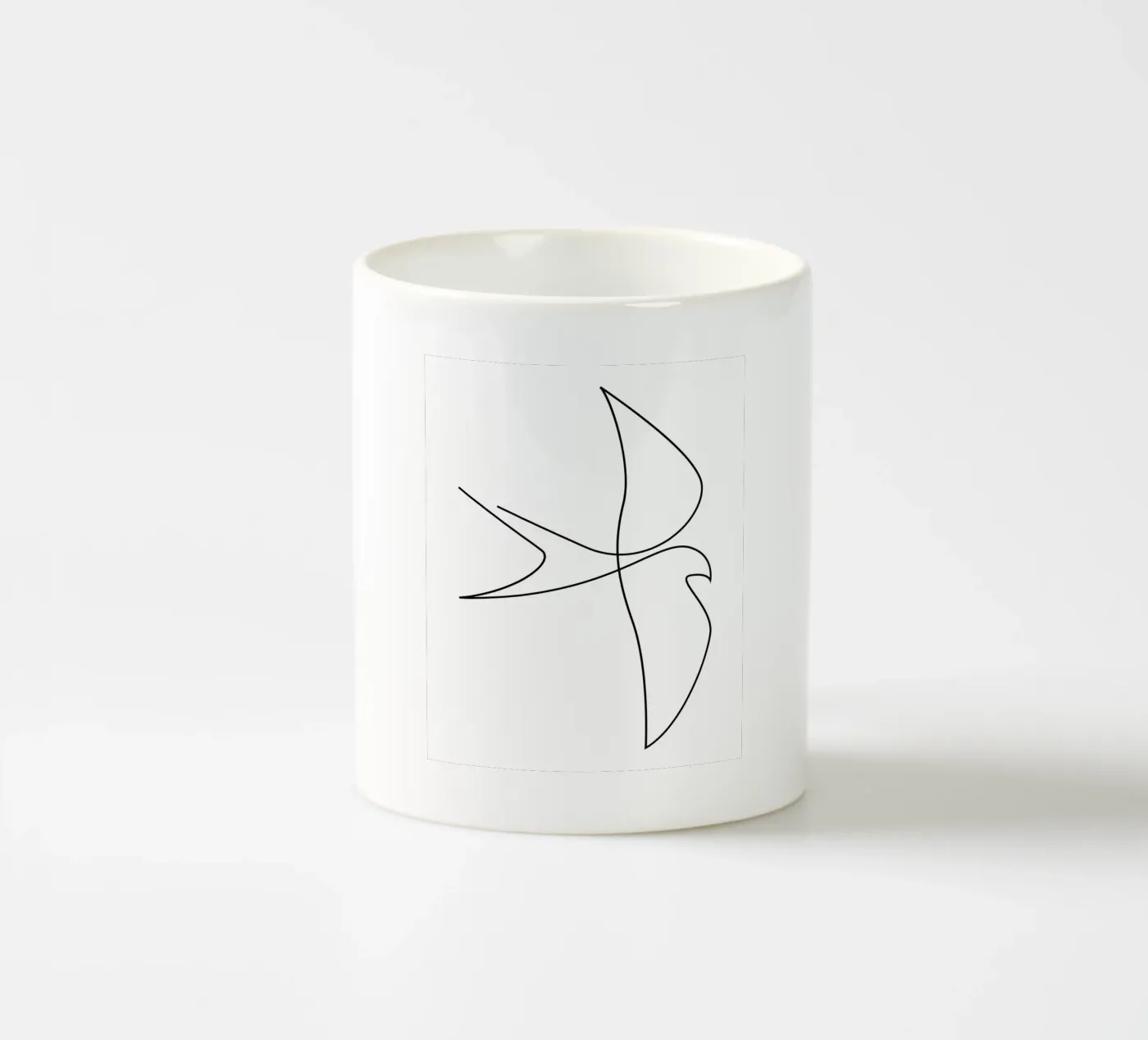 Abrupt ceramic mug by Addillum