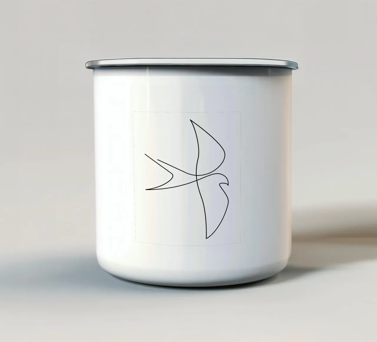 Abrupt tazza in smalto da Addillum
