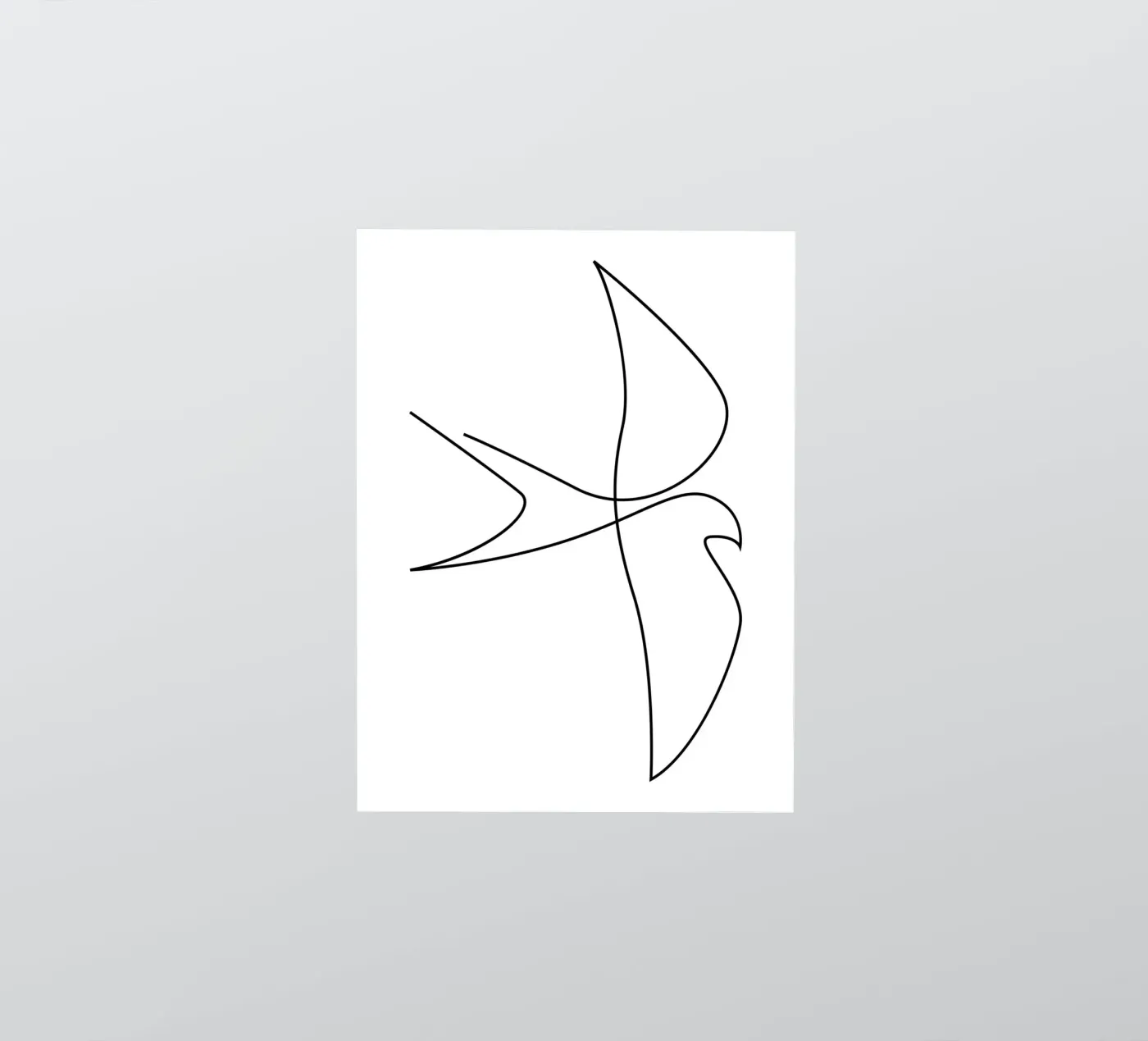 Abrupt sticker van Addillum