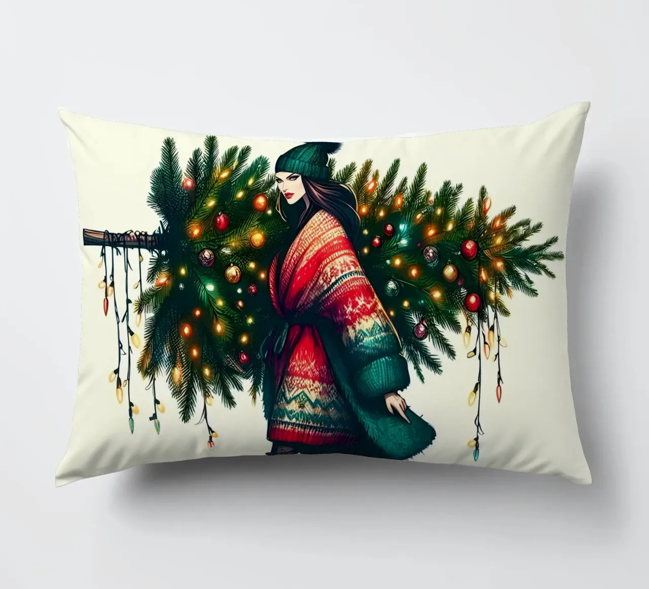 SCEGLIERE UN ALBERO DI NATALE cuscino da ARTOMATIC