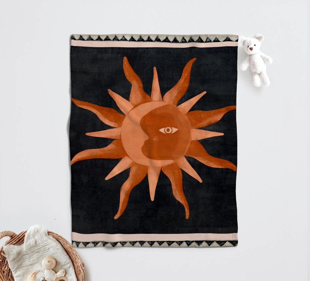 Boheemse zon fleecedeken van Gaite