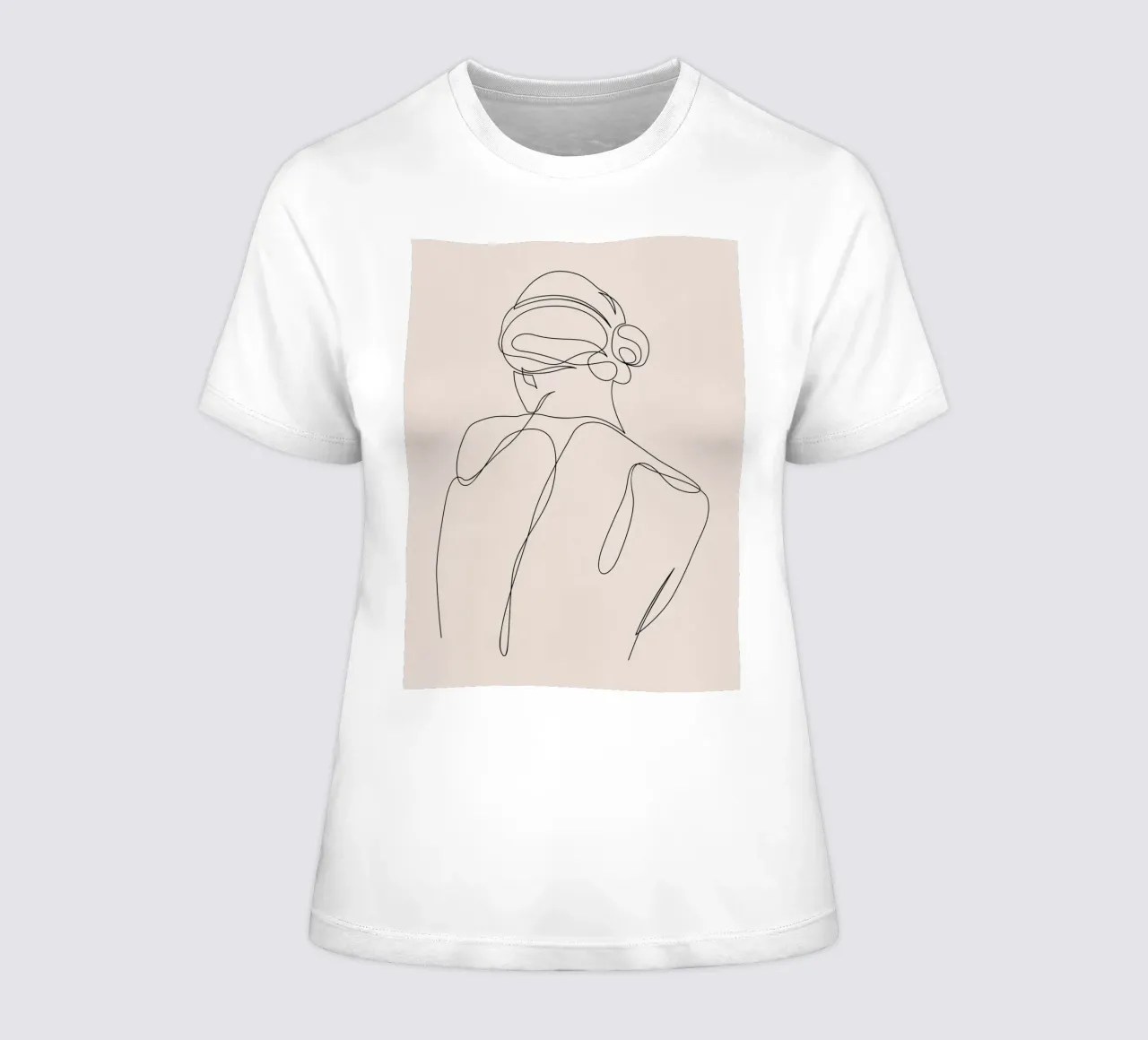 Detached - Pastel women's fitted t-shirt by Addillum
