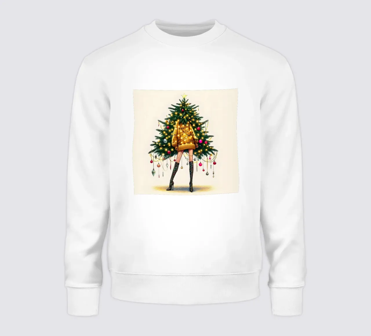MAGLIONE NATALIZIO LUMINOSO felpa da ARTOMATIC
