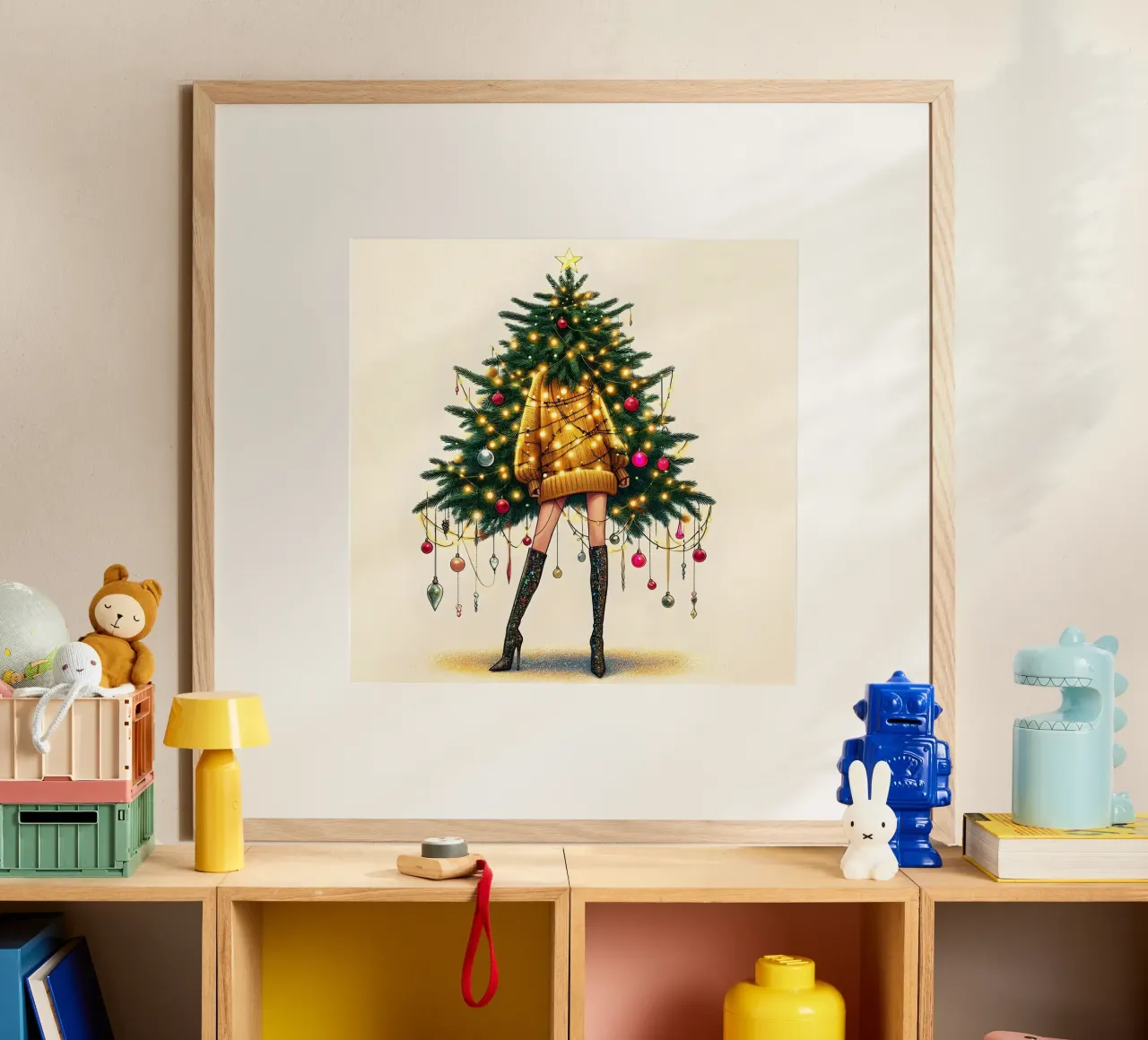 LIGHT UP CHRISTMAS JUMPER hahnemühle by ARTOMATIC