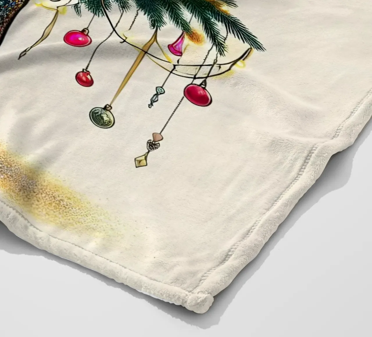 LIGHT UP CHRISTMAS JUMPER fleece blanket by ARTOMATIC