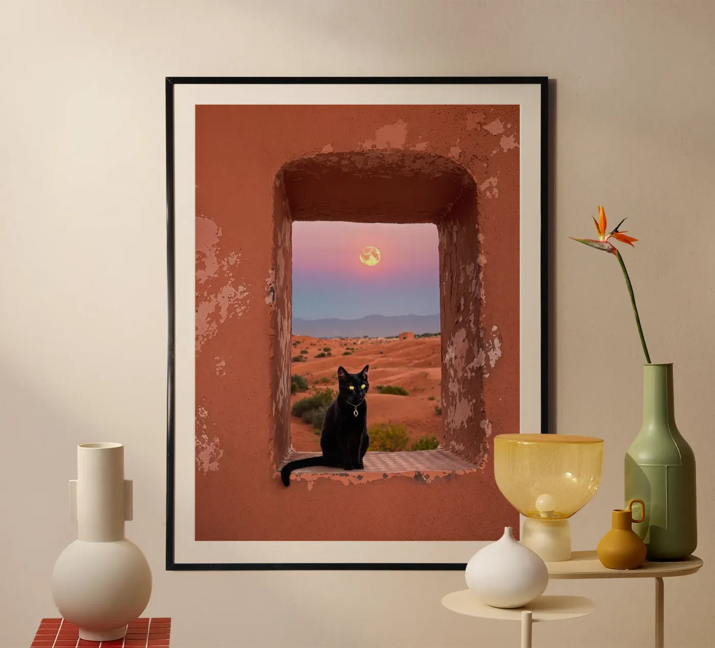 Die Katze Poster von Art-Travel