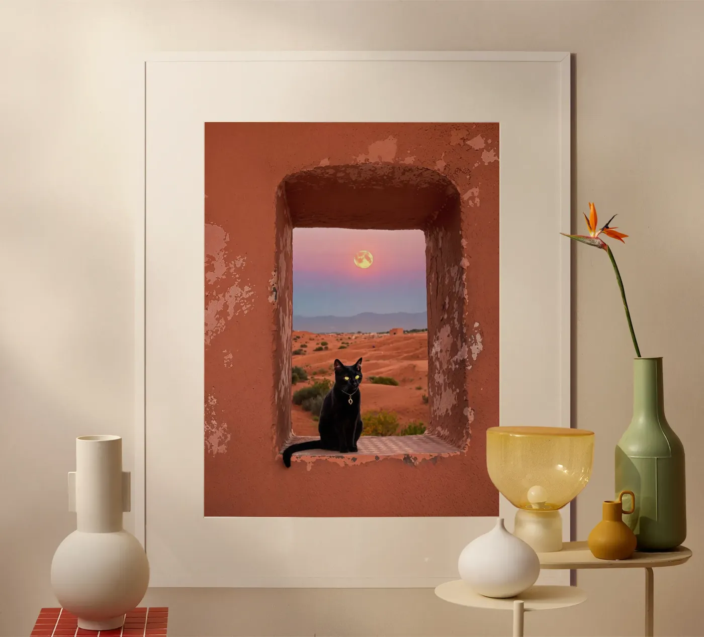 Die Katze Poster von Art-Travel
