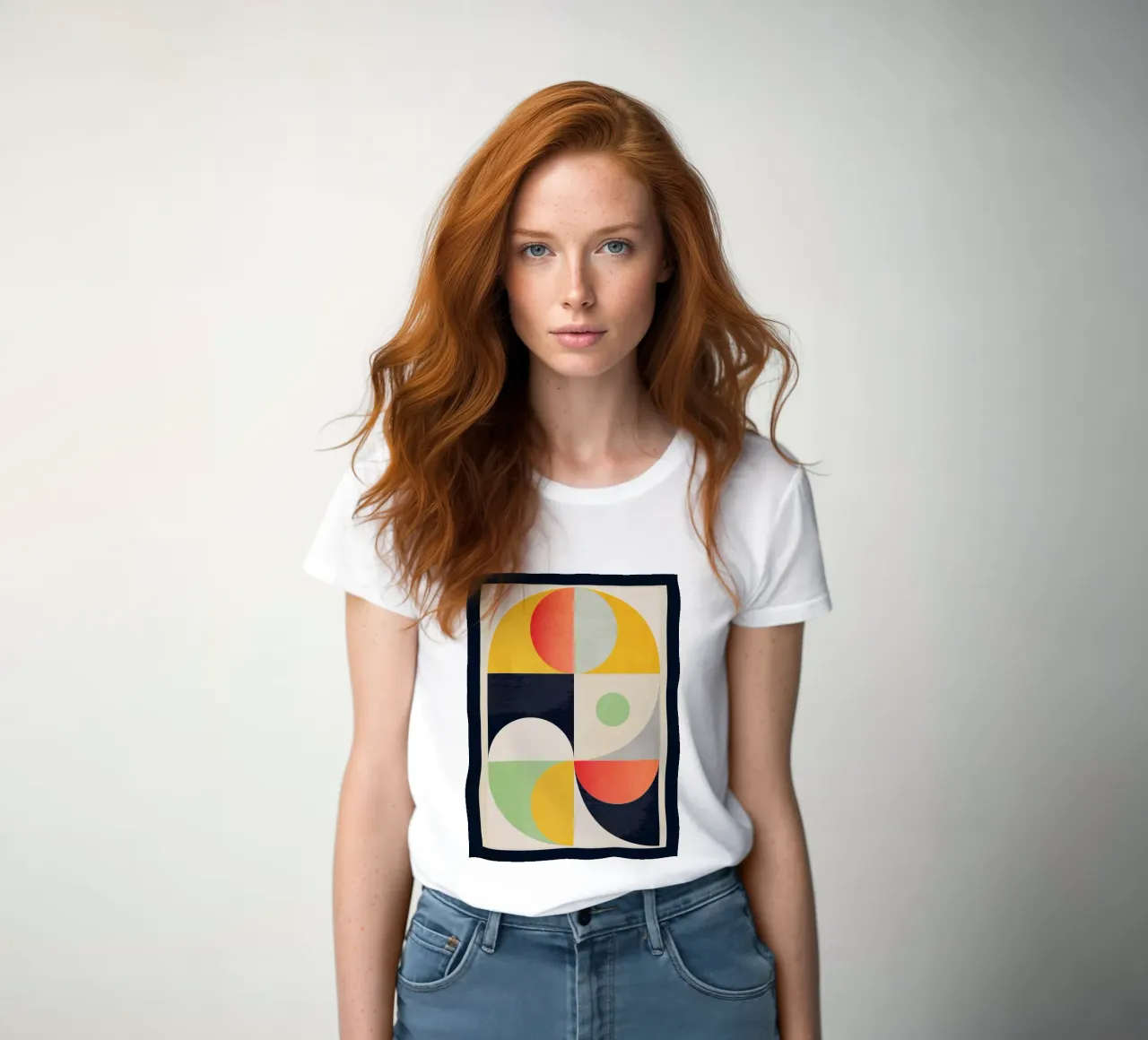 Forme geometriche 154 t-shirt da donna da Gaite