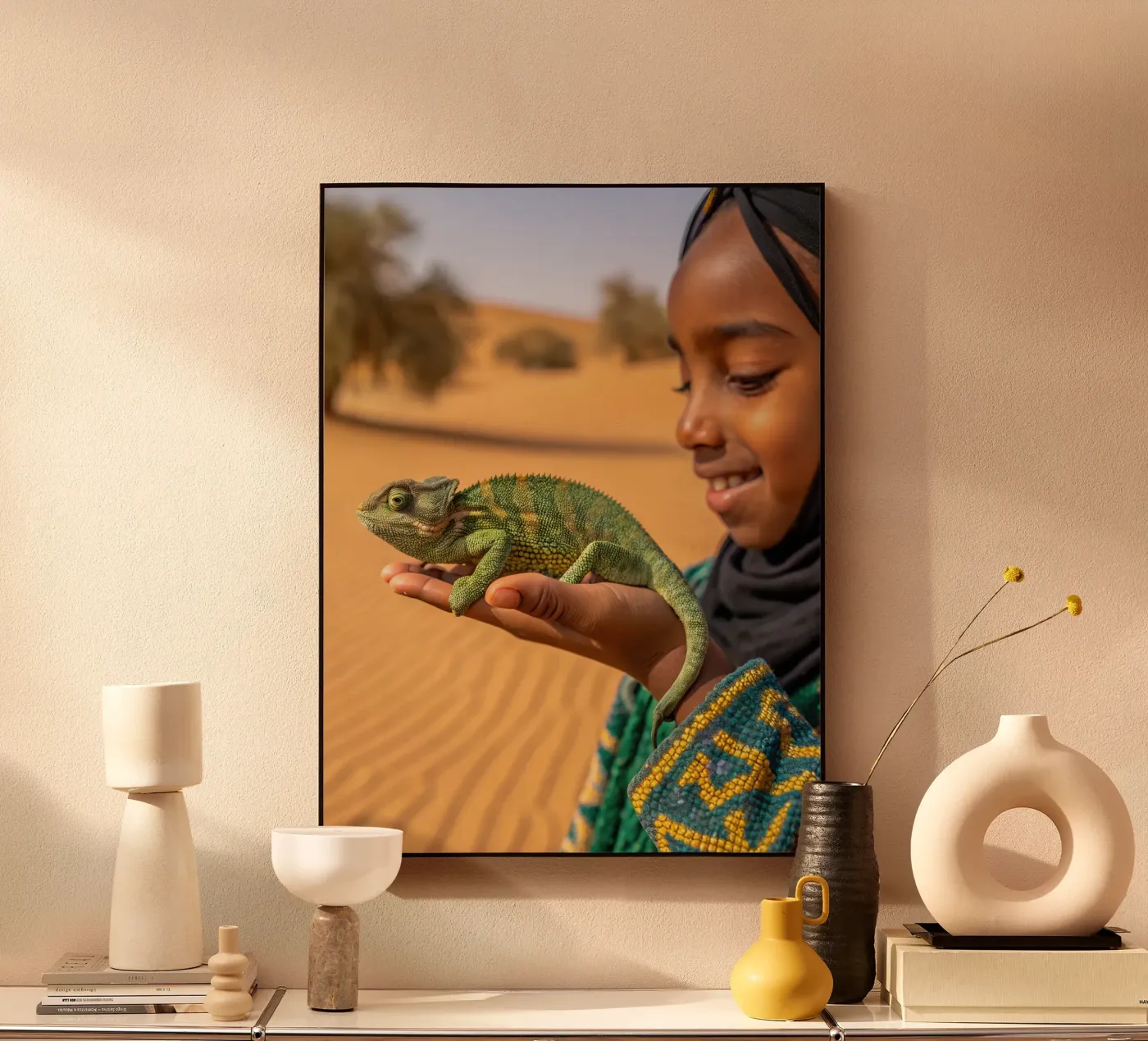 Chameleon Acryl-Glas von Art-Travel