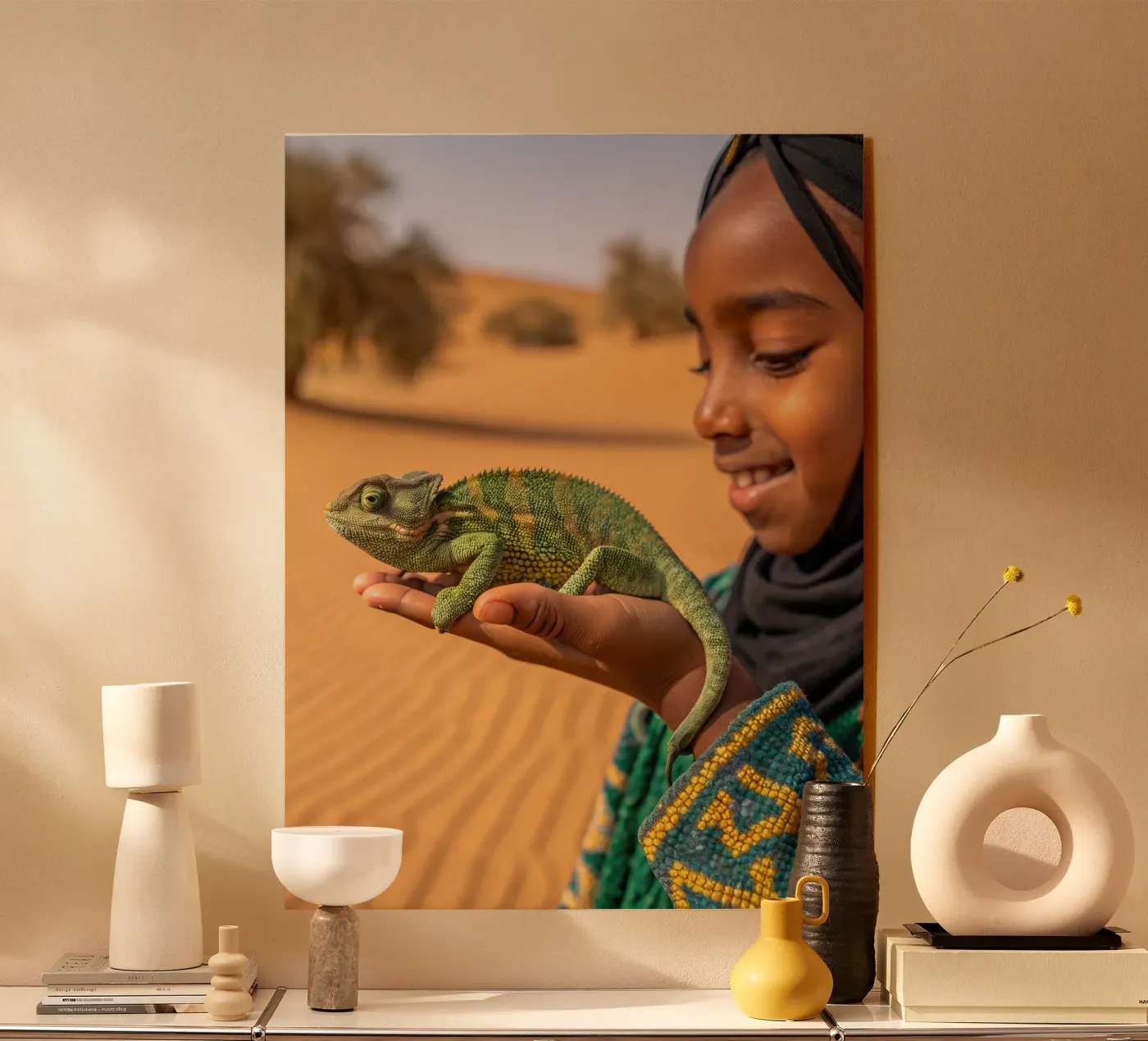 Chameleon Acryl-Glas von Art-Travel