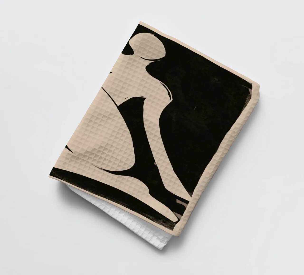 Art abstrait Figure féminine 20 torchon de ThingDesign