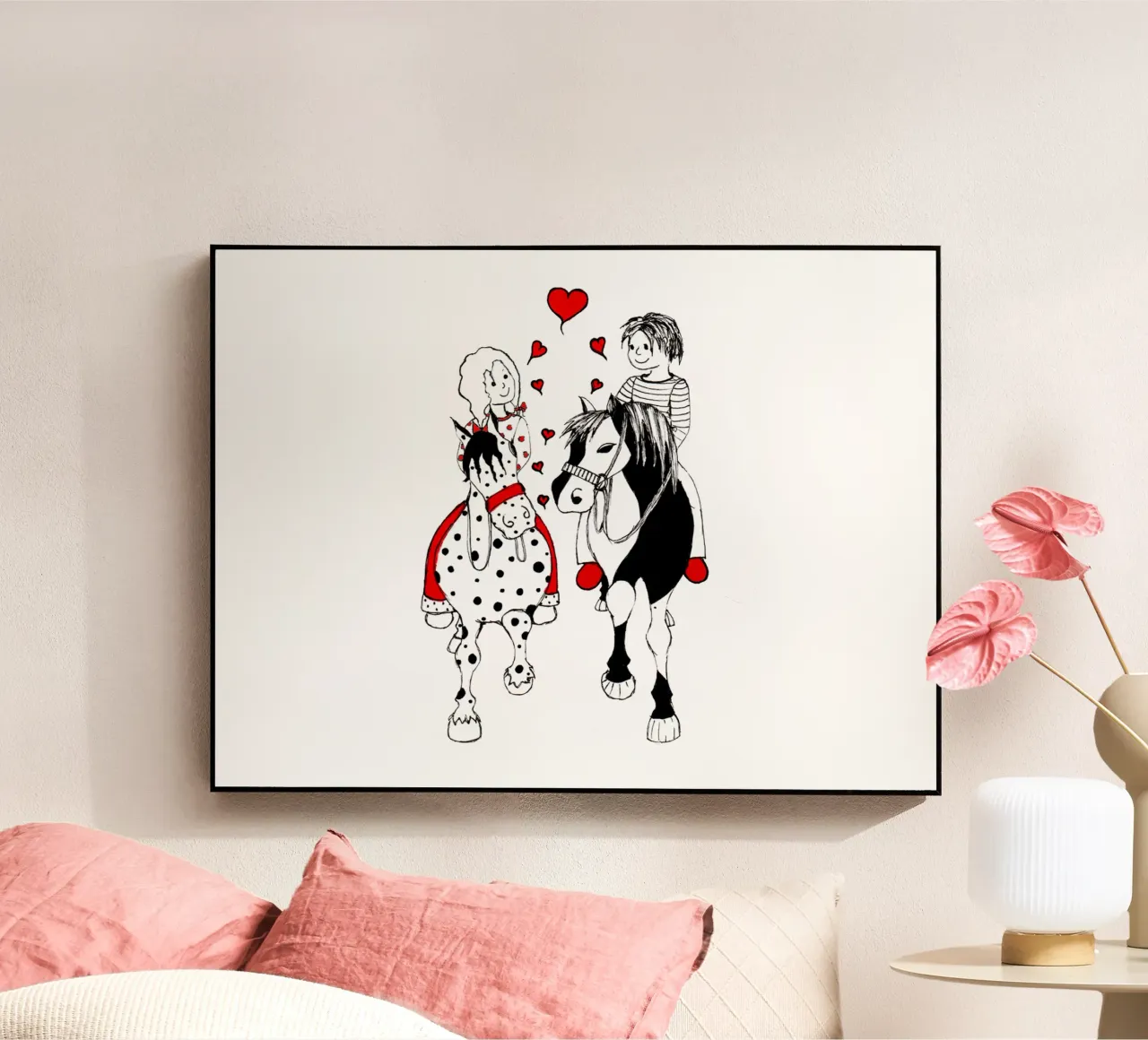 Pferdemädchen plexiglass da Pferdemädchen