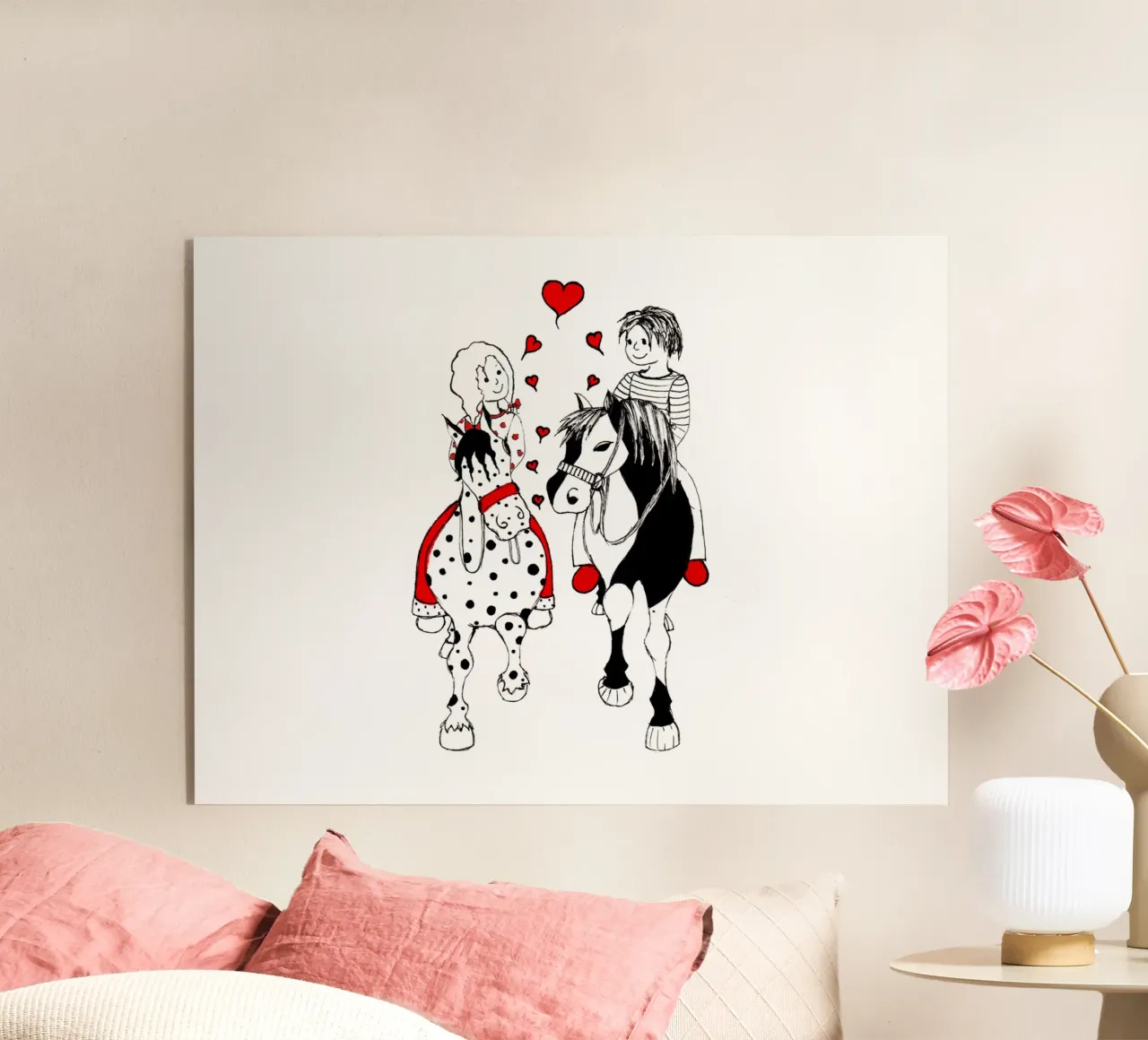 Pferdemädchen plexiglass da Pferdemädchen