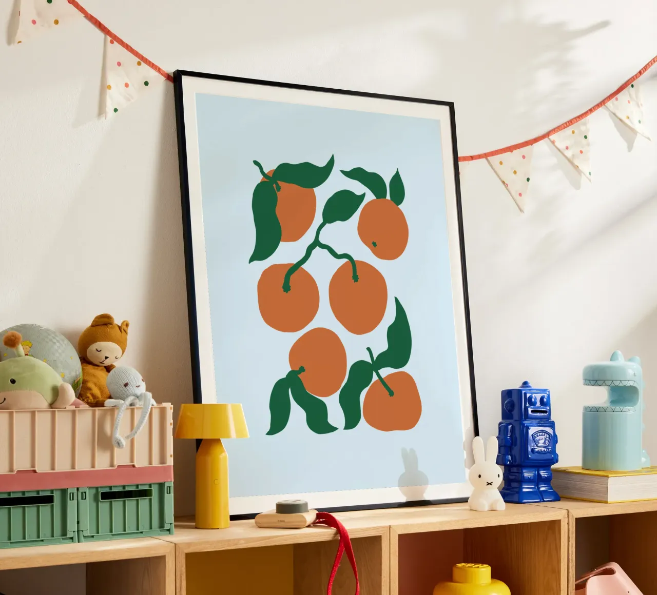 Orangerie mon amie poster with plastic frame by felixschuster