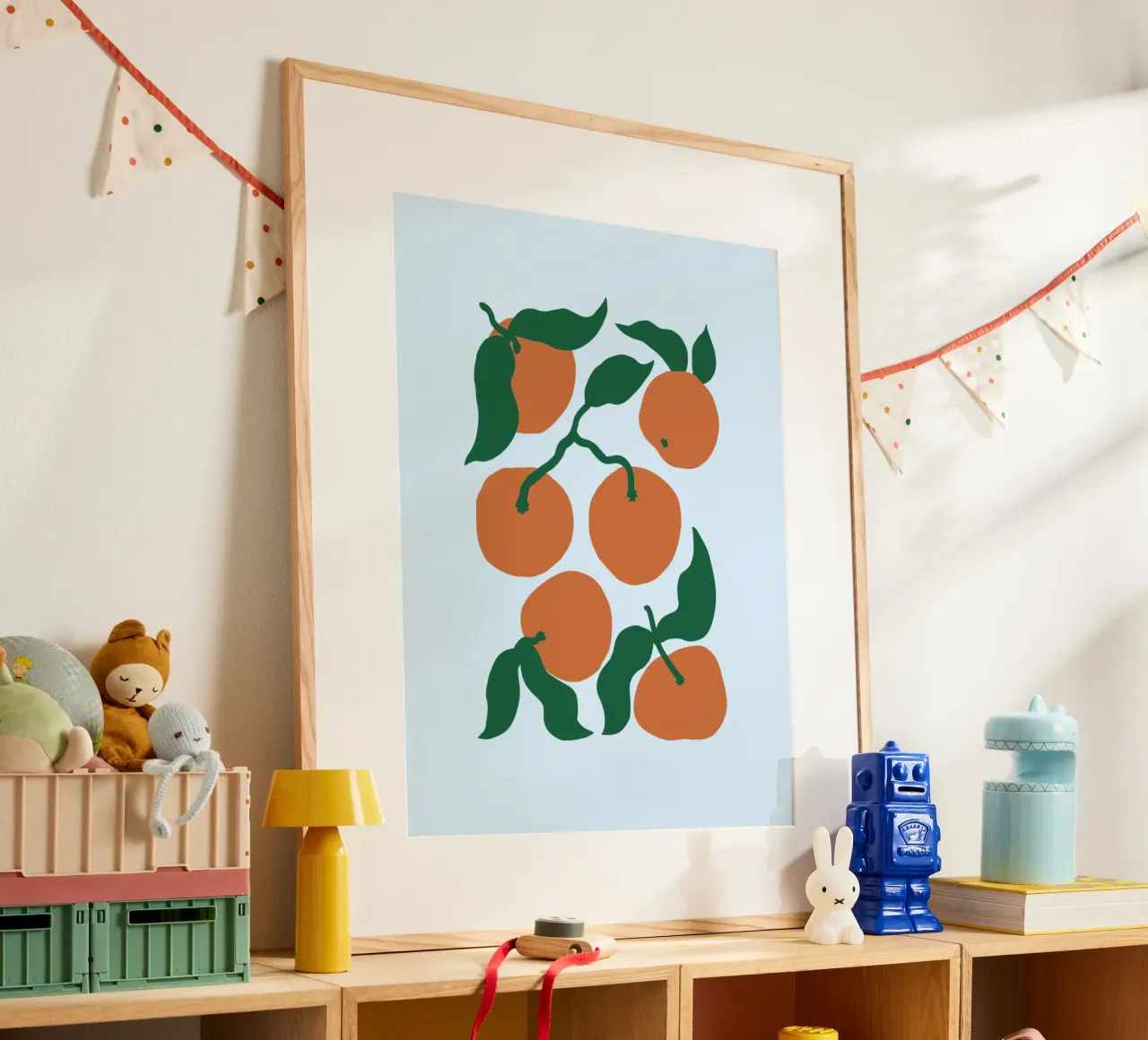 Orangerie mon amie poster with plastic frame by felixschuster