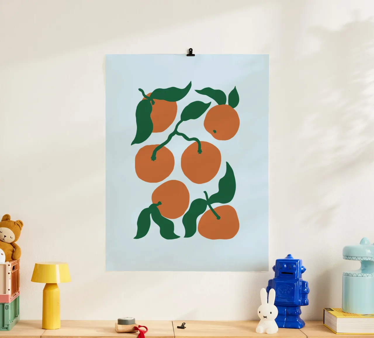 Orangerie mon amie poster with plastic frame by felixschuster