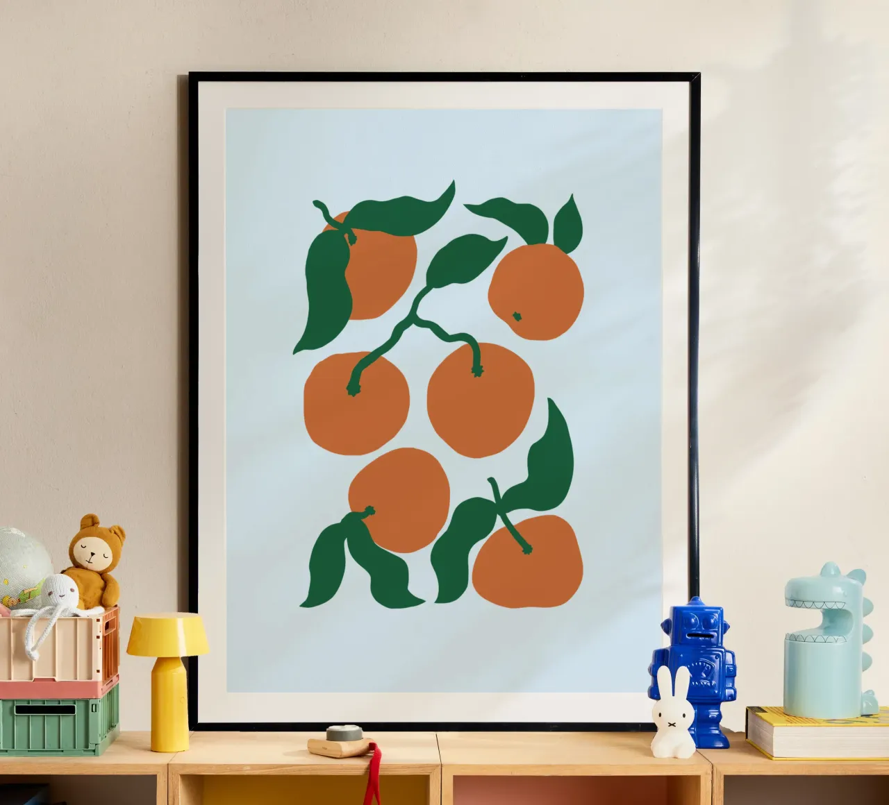 Orangerie mon amie poster with plastic frame by felixschuster