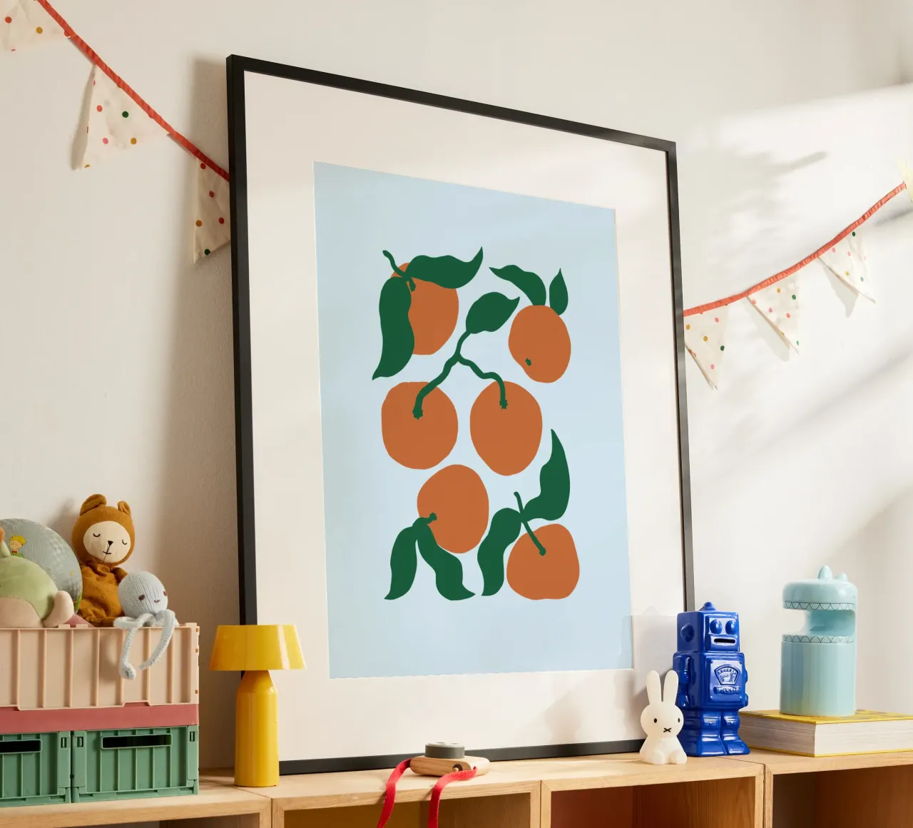 Orangerie mon amie poster with plastic frame by felixschuster