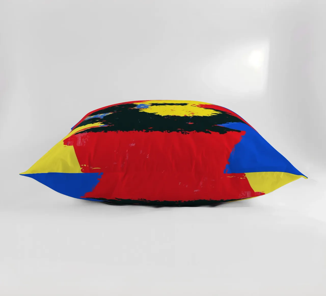 flowers in red and yellow bloom cuscino da ramosashop
