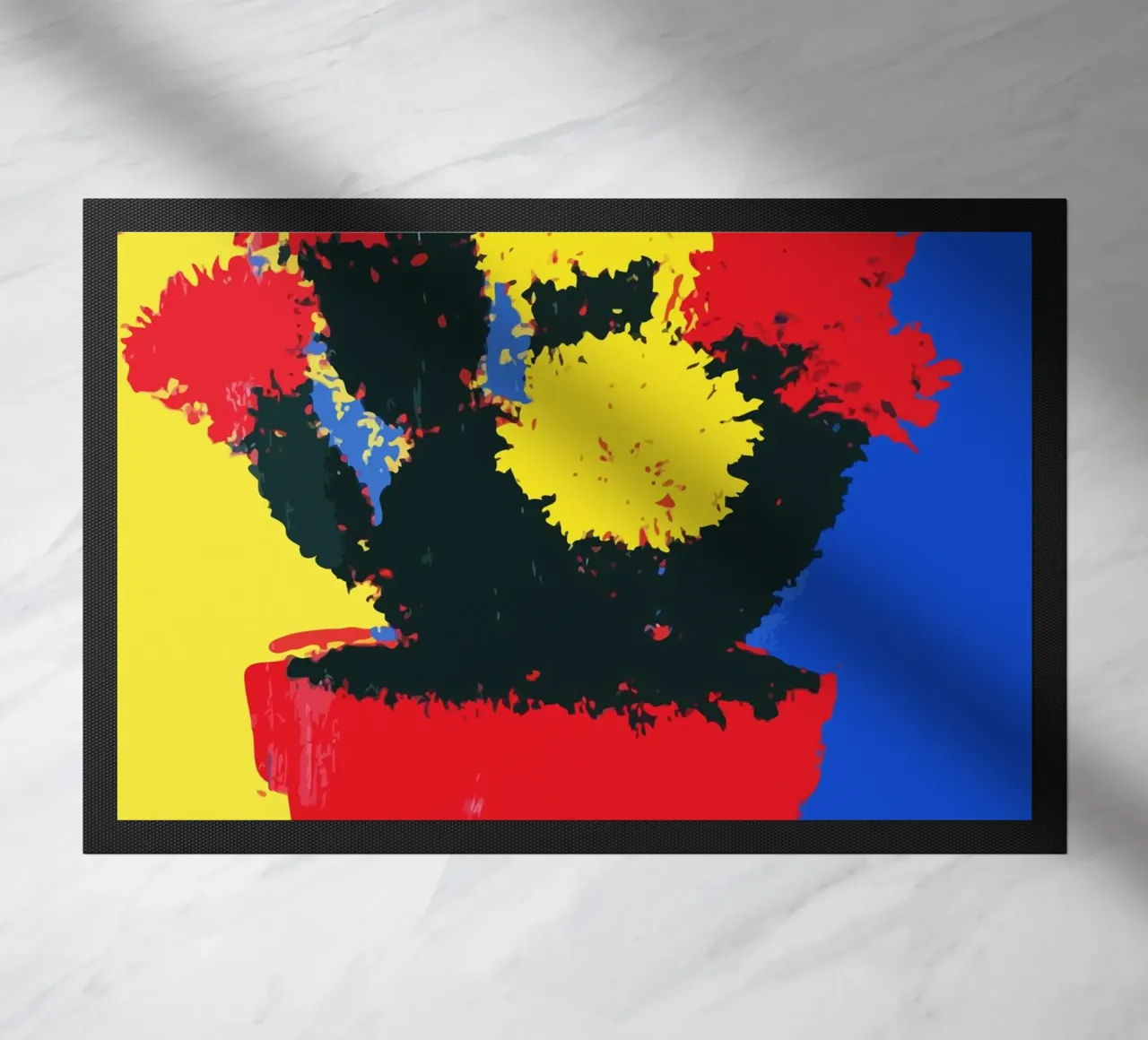flowers in red and yellow bloom zerbino da ramosashop