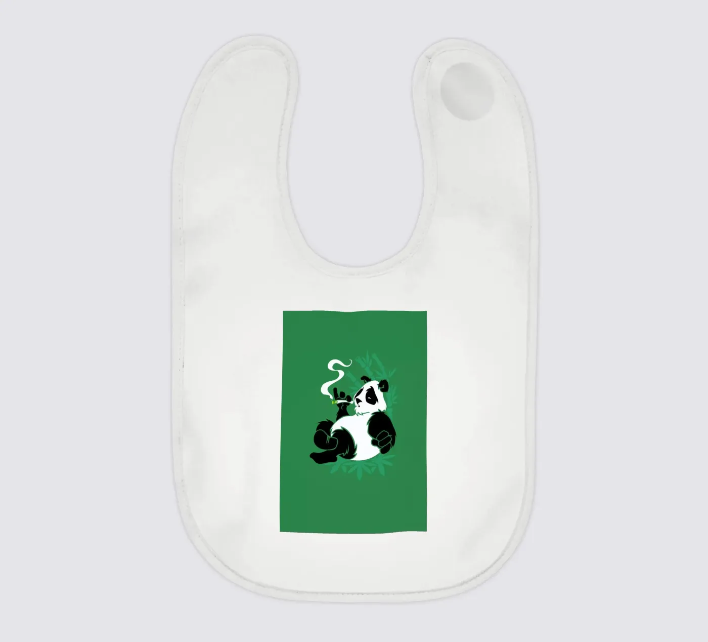 Bamboozled baby bib by Rob Art | Illustration